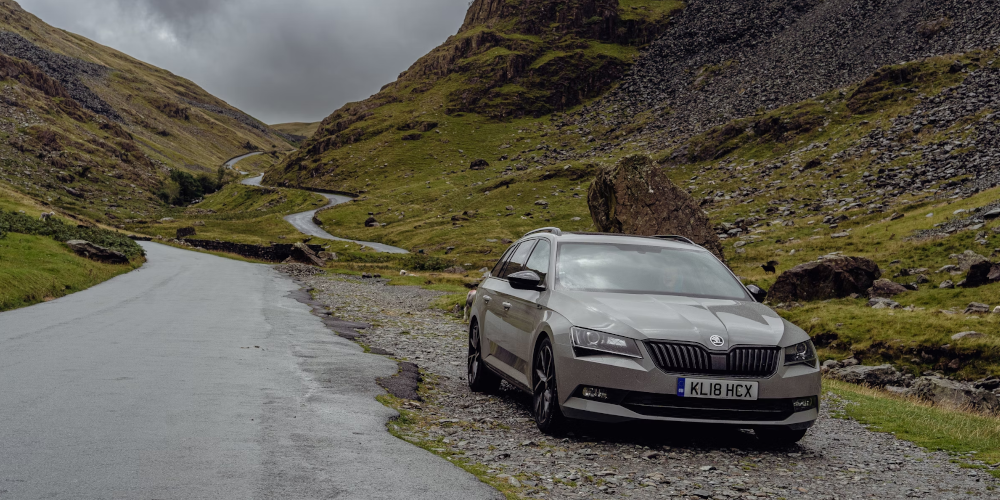 Car in the Lake District