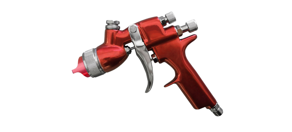 spray gun used in car paintwork repairs