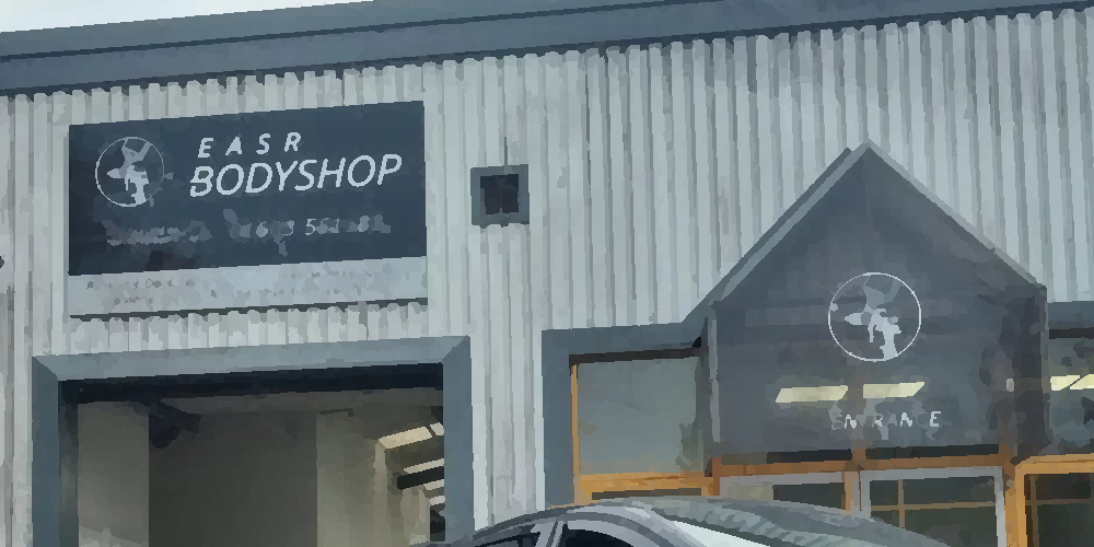 The EASR Bodyshop Store front